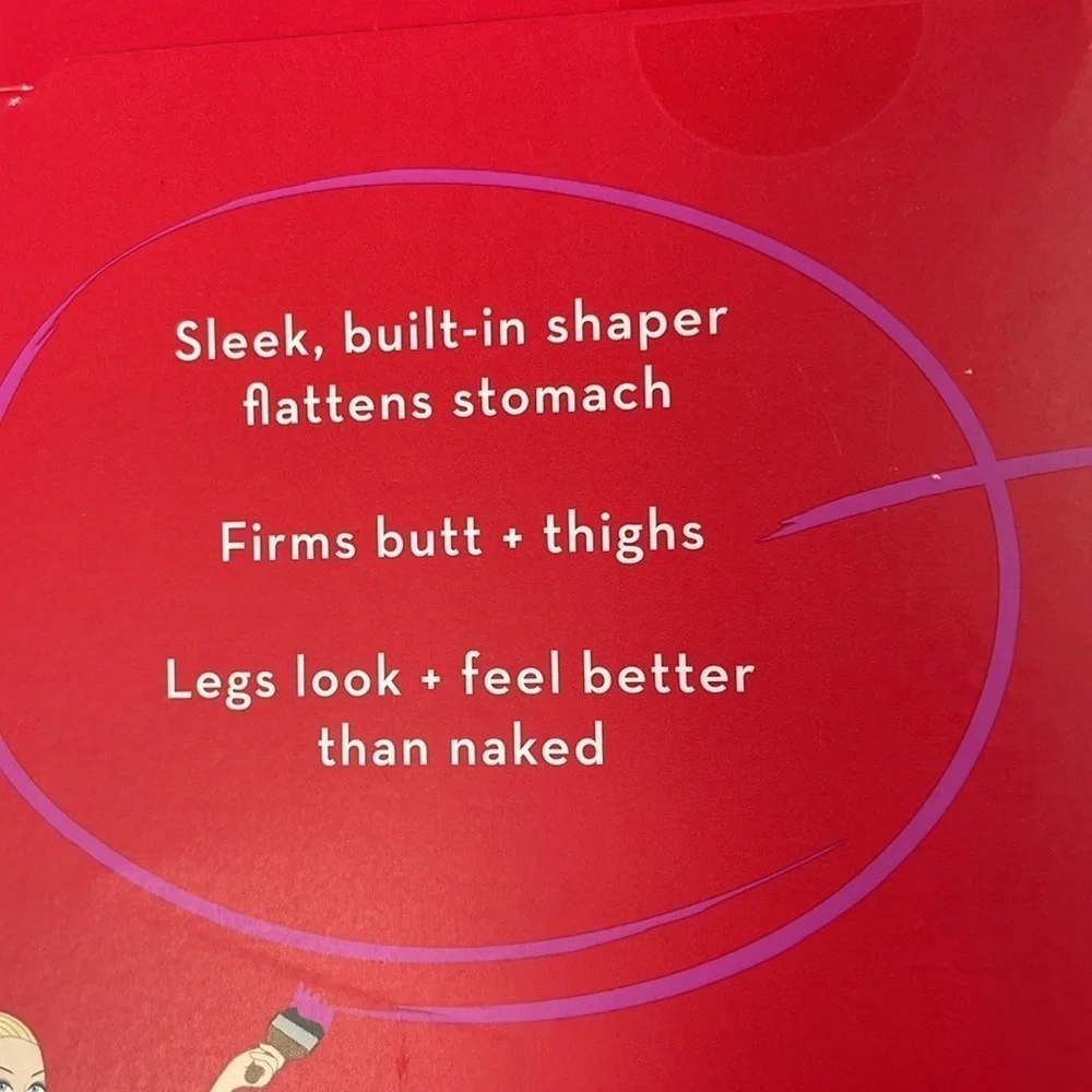Spanx Sheers Swiss Dot Tights Black 397 Slimming Shaper Sz A